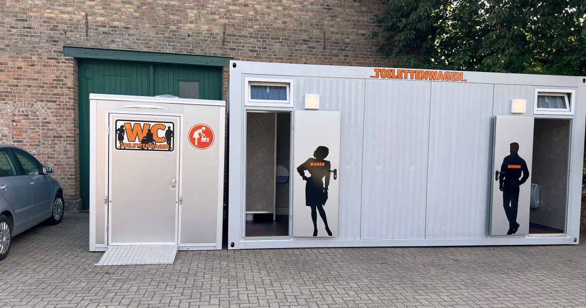 Tobias Evers Toilettenwagen WC Container Vermietung Emmerich NRW